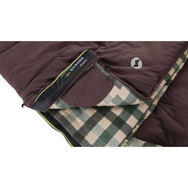 Outwell Sovepose Camper Supreme Brun Long / Left Zipper