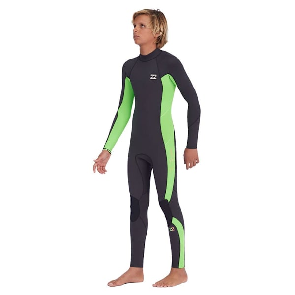 Billabong Langærmet Neoprendragt Med Lynlås Bagpå 302 Absolute Gb Sort 12 Years