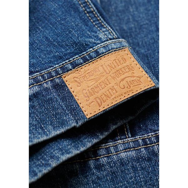 Superdry Trucker Jeansjacka Blå M Kvinna