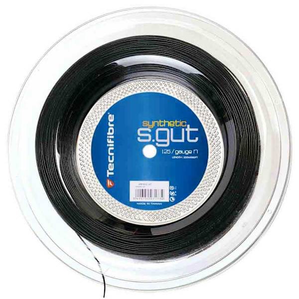 Tecnifibre Tennis Hjulsnor Synthetic Gut 200 M Sort 1.25 mm