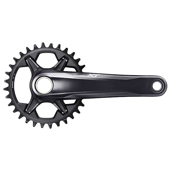 Shimano Deore Xt M8100 Hollowtech Ii Kampi Musta 175 mm
