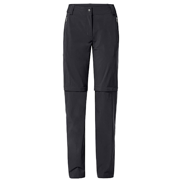 Vaude Byxor Farley Stretch Zo T-zip Ii Svart 38 / Regular Kvinna