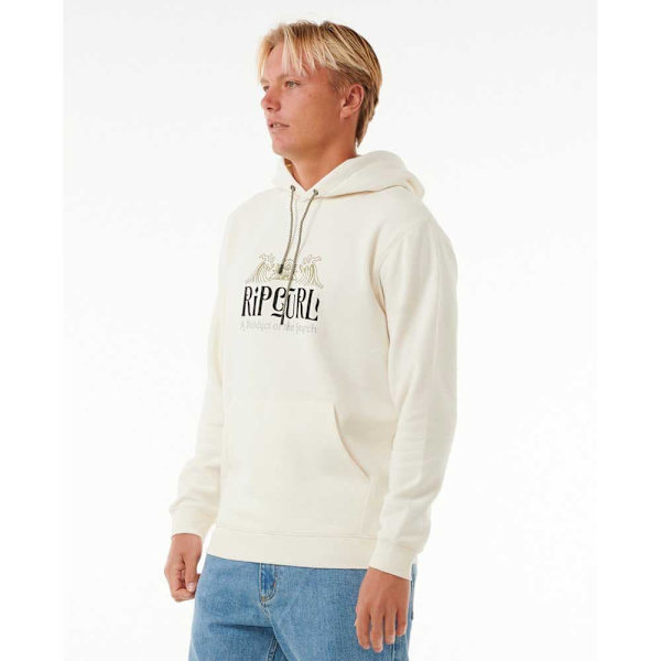 Rip Curl Down The Line Hættetrøje Hvid L Mand