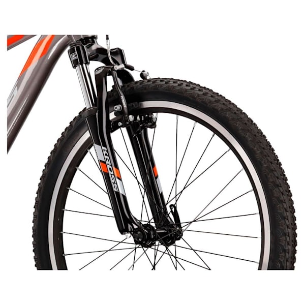 Kross Mtb-cykel Level 2.0 24´´ Tourney Grå  Pojke