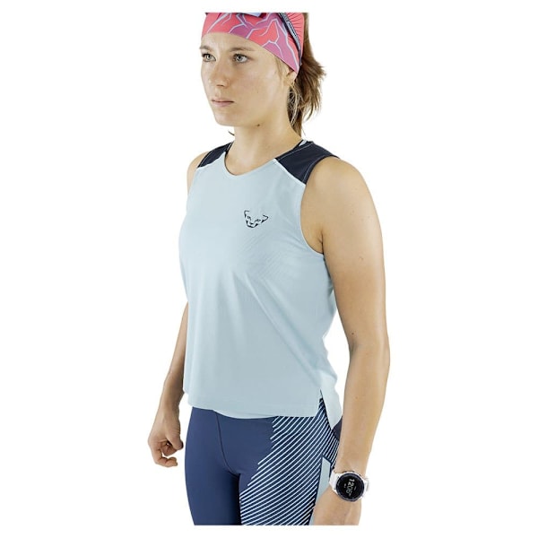 Dynafit Sky Crop ärmlös T-shirt Blå XL Kvinna