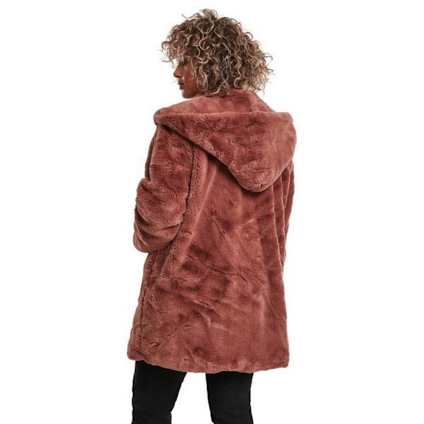 Urban Classics Frakke Teddy Rosa 3XL Kvinde