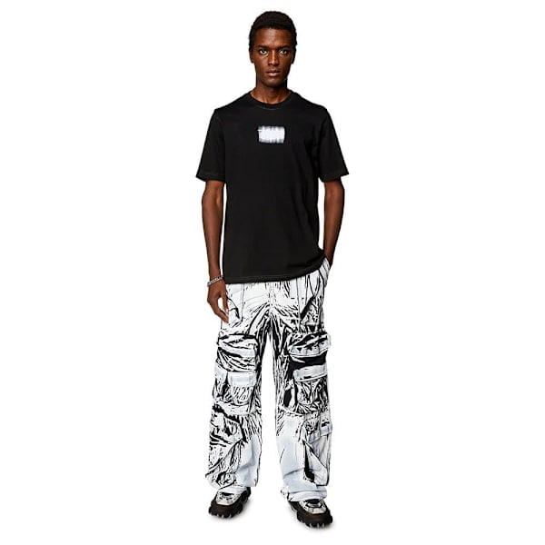 Diesel Kortærmet T-shirt Just N4 Sort L Mand
