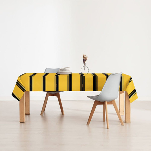 Play Fabrics Hufflepuff Basic Fläckresistent Laminerad Touchhartsduk 200x140 Cm