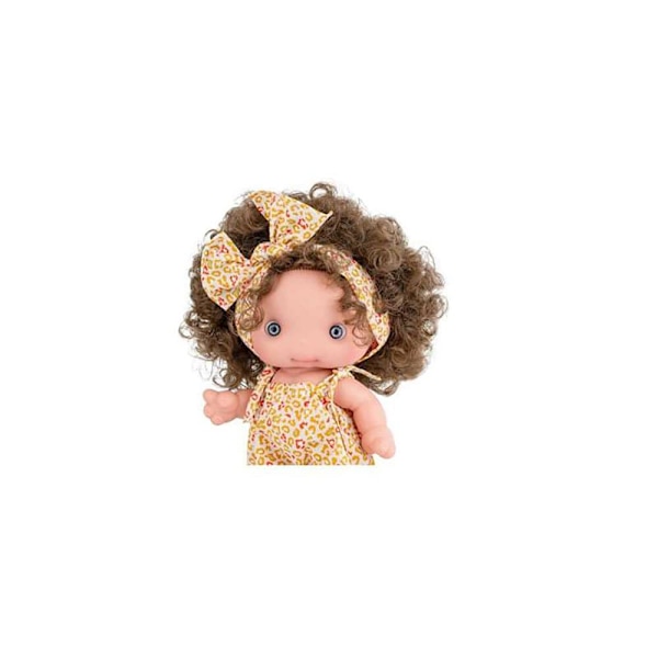 Marina & Pau Nukke Piu Monkey And Turban Printed In Case With Vinyl Body And Limbs 25 Cm