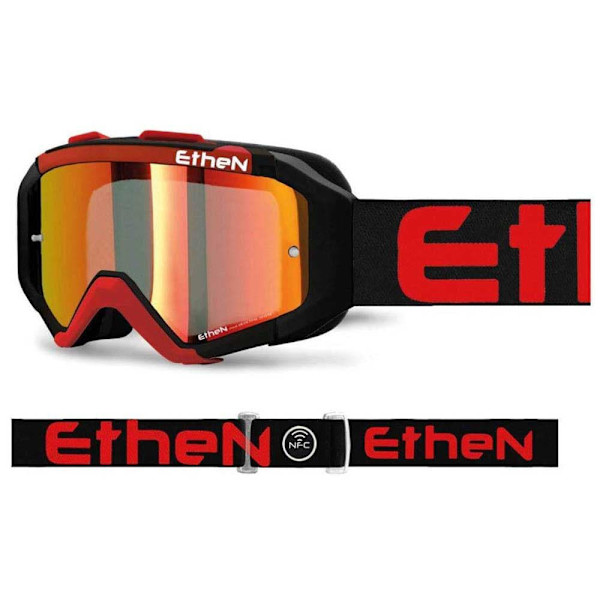 Ethen 05r Offroad-glasögon Svart Mirror Red/CAT3