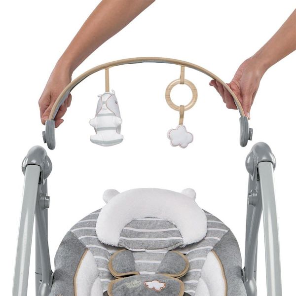 Ingenuity Hängmatta Swing´n Go Bella Teddy™ Grå