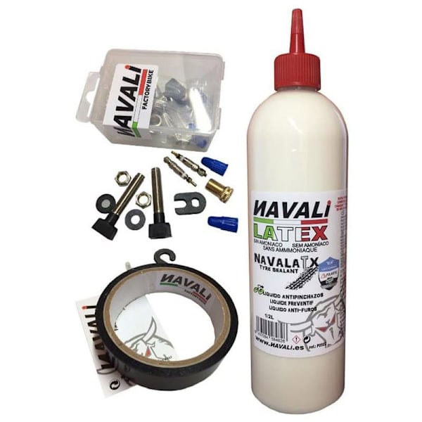 Navali Anti-puncture Tub Kit 20 Mm Vit,Svart