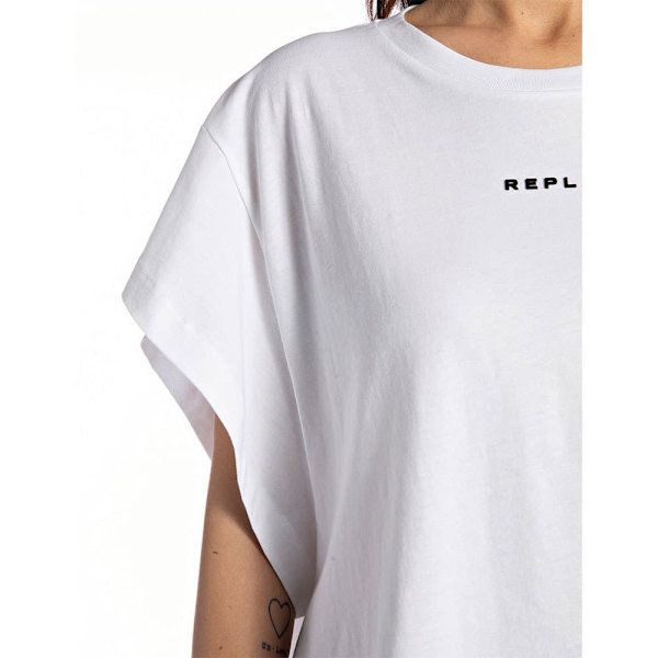 Replay Kortærmet T-shirt W3685.000.23120p Hvid S Kvinde