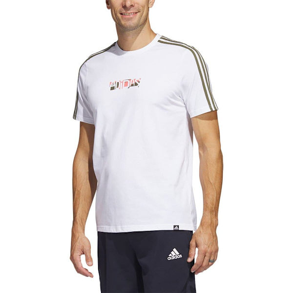 Adidas Kortärmad T-shirt Opt 1 Vit XL Man
