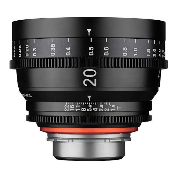 Samyang Objektiivi 20 Mm T1.9 Ff Cine Sony E Musta