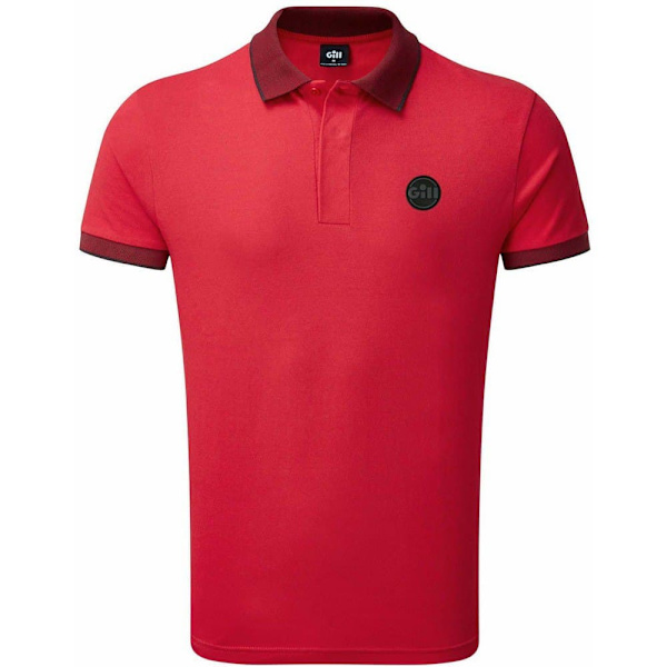 Gill Polo Lucca Rød XS Mand