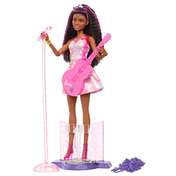Barbie Ammatteja. Joissa Voit Olla Lisävarusteita Tähti Laulaja-nukke Pop