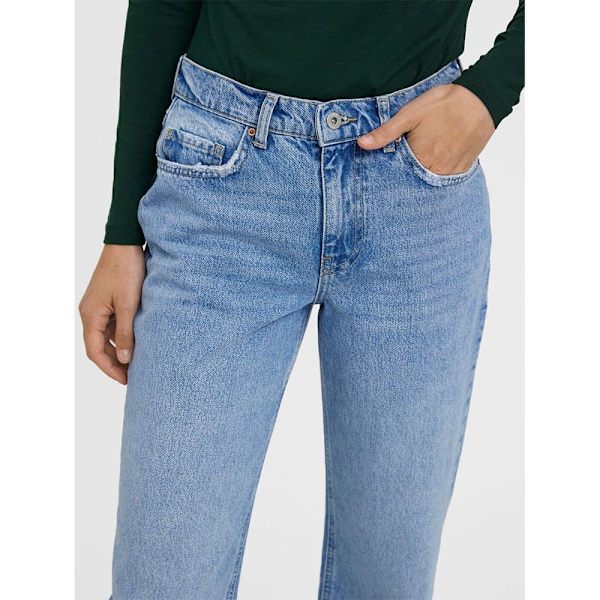 Vero Moda Jeans Med Mellemtalje Sky Loose Fit Blå 29 / 32 Kvinde