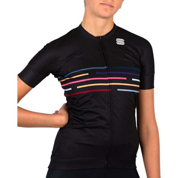 Sportful Kortærmet Jersey Velodrome Sort S Kvinde