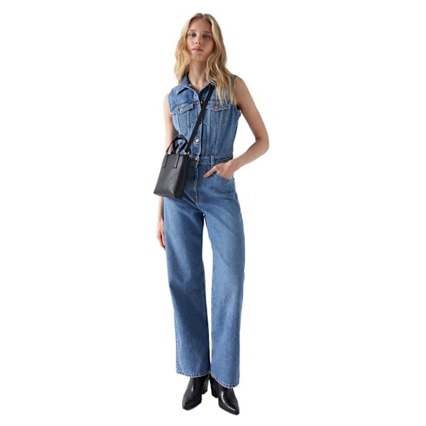 Salsa Jeans Jumpsuit Vintage Blå 30 / 32 Kvinna