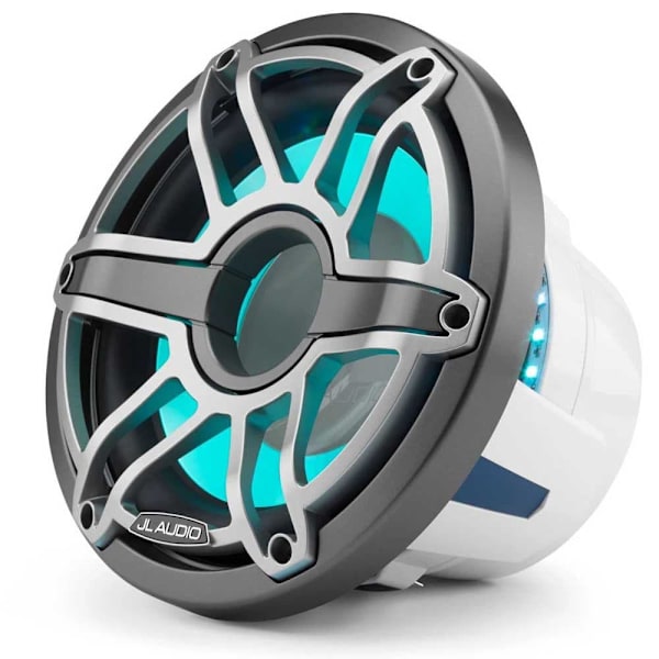 Jl Audio M6-10ib-s-gmti-i-4 M6 Marine Subwoofer Med Transflektiv Led-belysning Hvid,Sort 250W