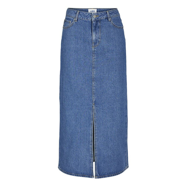 Jack & Jones Aura Long Jeanskjol Blå M Kvinna