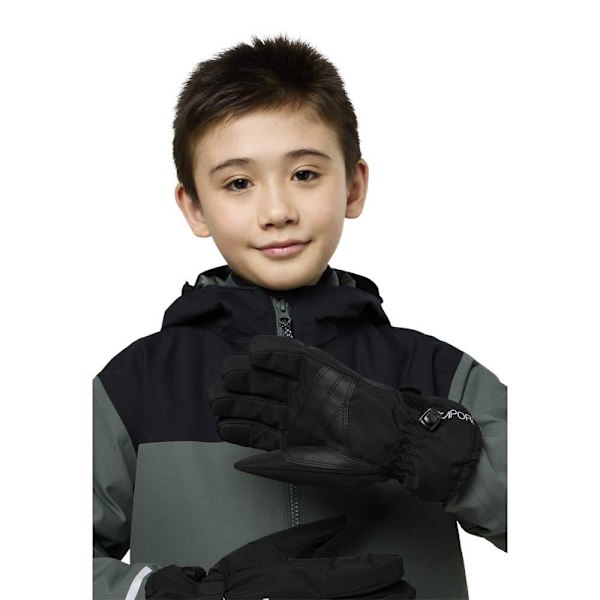 Jack Wolfskin 2l Winter Handskar Svart 152 cm Pojke