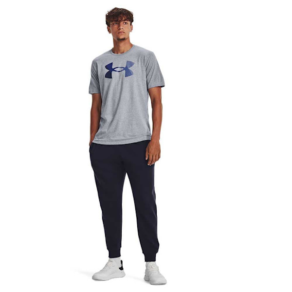 Under Armour Big Logo Fill Lyhythihainen T-paita Harmaa S Mies