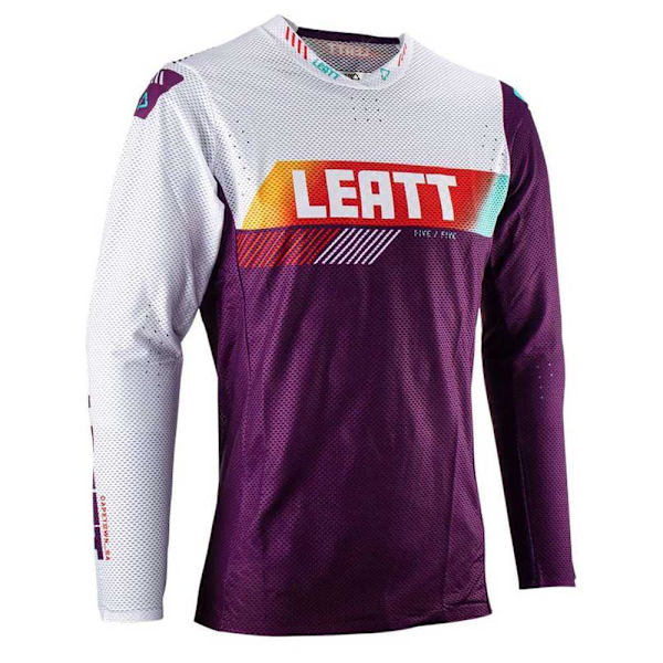 Leatt 5.5 Ultraweld T-shirt Med Lång ärm Vit,Lila M Man