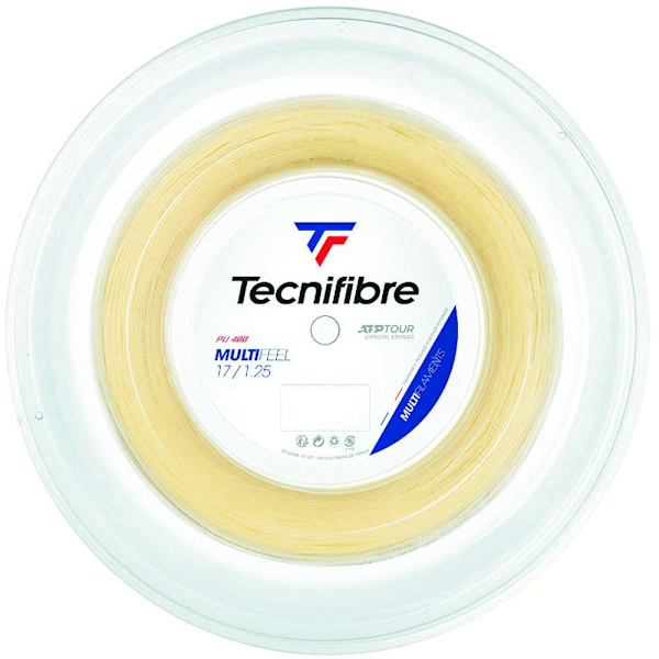 Tecnifibre Tennis Hjulsnor Multifeel 200 M Gul 1.25 mm