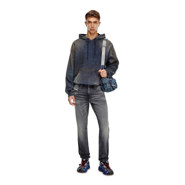 Diesel A03562-09j52 2019 D Strukt Jeans Grå 33 / 30 Man
