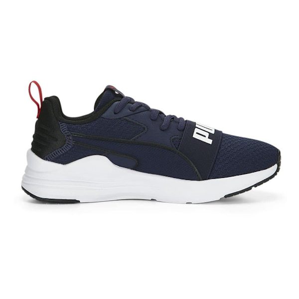 Puma Junior Løbesko Wired Run Pure Sort EU 37 Dreng