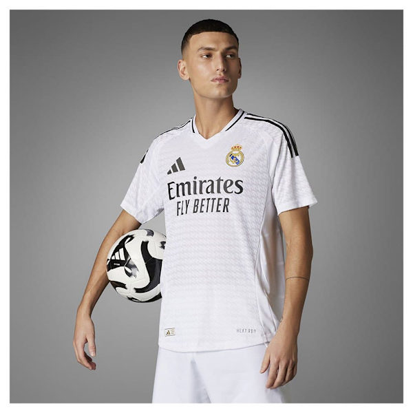 Adidas Real Madrid Authentic 24/25 Lyhythihainen Kotipaita Valkoinen L