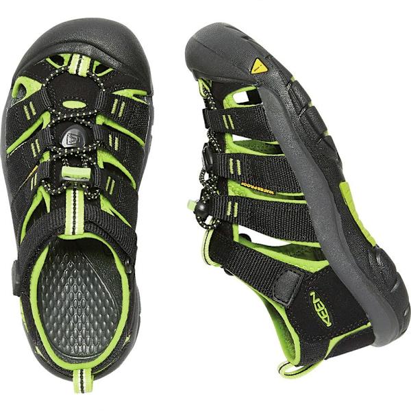 Keen Ungdoms Sandaler Newport H2 Grøn,Sort EU 39 1/2