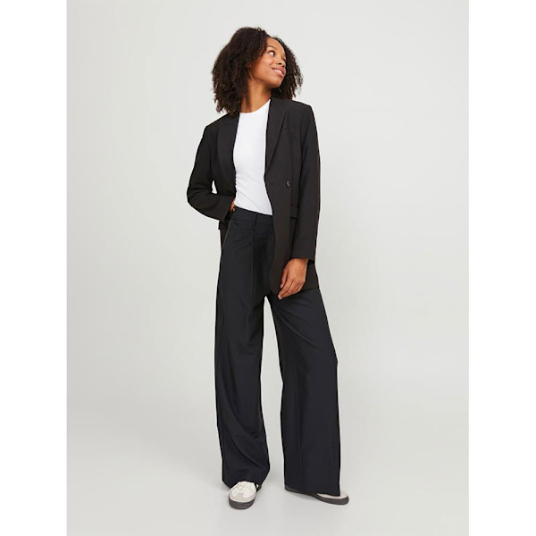 Jack & Jones Ellis Wide Jjxx Højtaljede Bukser Sort XS / 32 Kvinde