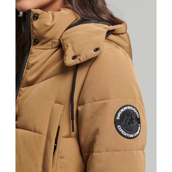 Superdry Jakke Vintage Everest Longline Brun M Kvinde