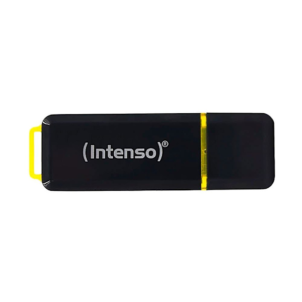 Intenso Pendrive High Speed Line 256gb Usb 3.1 Svart Svart, Gul