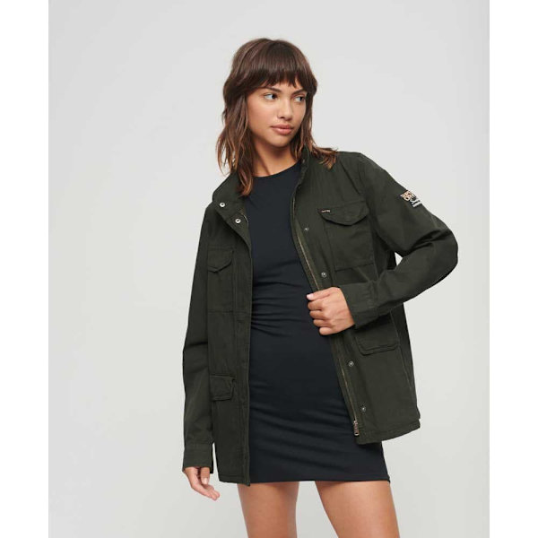 Superdry Farkkutakki St Tropez M65 Vihreä M Nainen