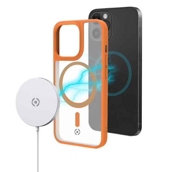 Celly Omslag Magmatt Iphone 14 Pro Max Durchsichtig,Gul