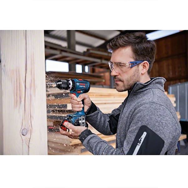 Bosch Professional Vasarapora Gsb18v-90c+2x4.0ah+gal18v-40+l-boxx Hopeinen