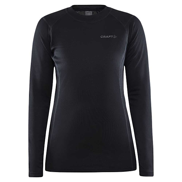 Craft Långärmad Basskikt Core Warm Svart M Kvinna