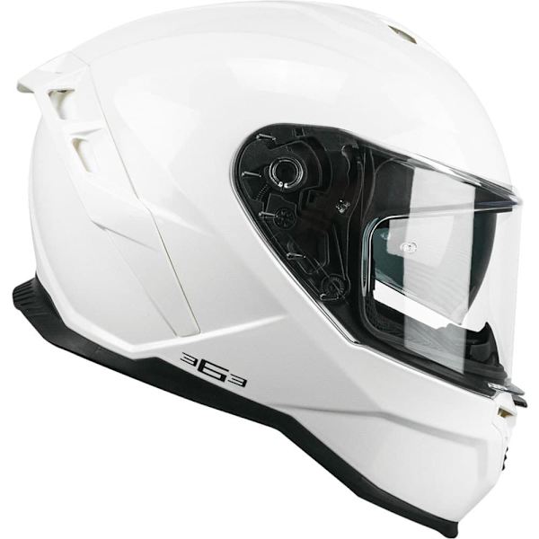 Cgm 363a Shot Mono Fullface-hjälm Vit M