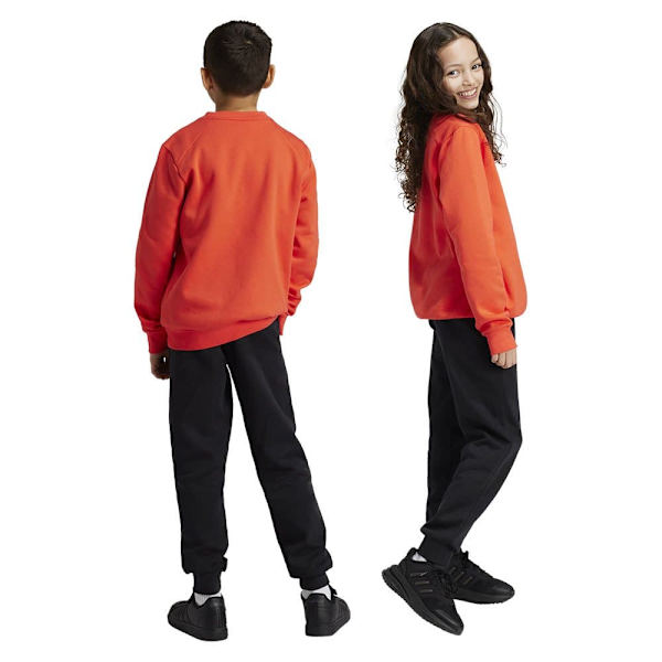 Adidas Essentials Big Logo Fleece Jogger Set Orange 7-8 Years Pojke