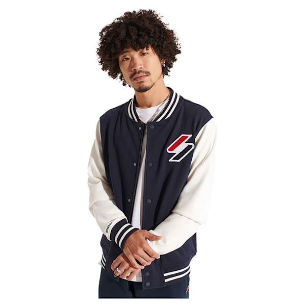 Superdry Jacka Code Che Walk Out Vit,Blå L Man