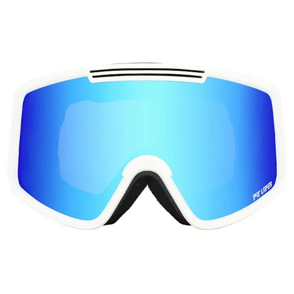 Pit Viper The Miami Nights French Fry Small Skidglasögon Vit Blue Revo/CAT3