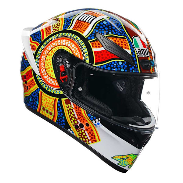 Agv Fullt Ansikte Hjälm K1 S E2206 Flerfärgad S