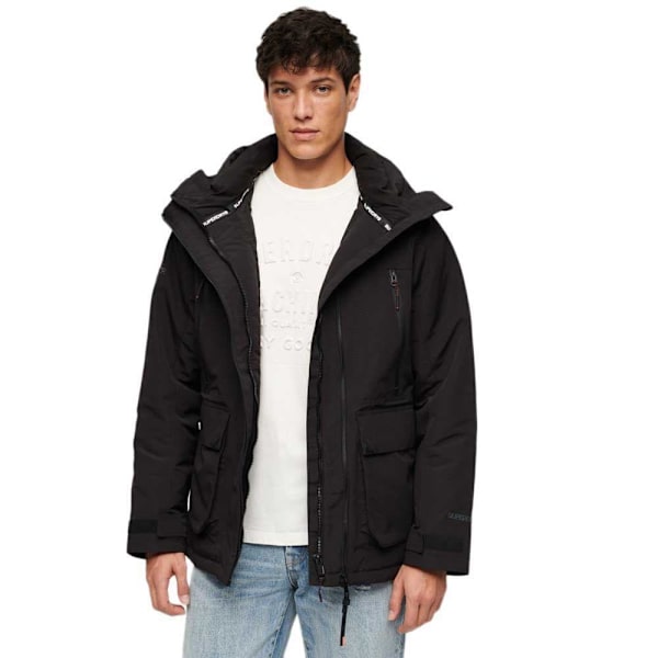 Superdry Ultimate Embroidered Jakke Sort L Mand