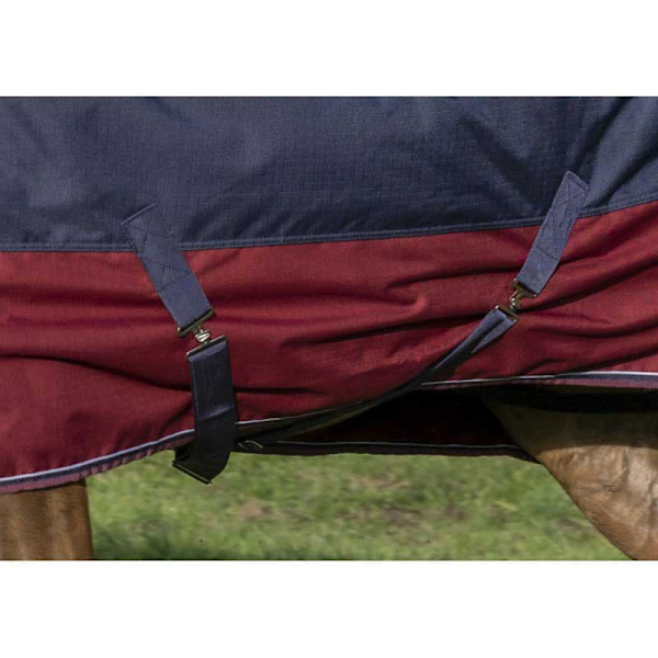 Equitheme Hög Hals Valdeltagande Matta Tyrex 1200 D Polyfil 150g Blå 175-125 cm