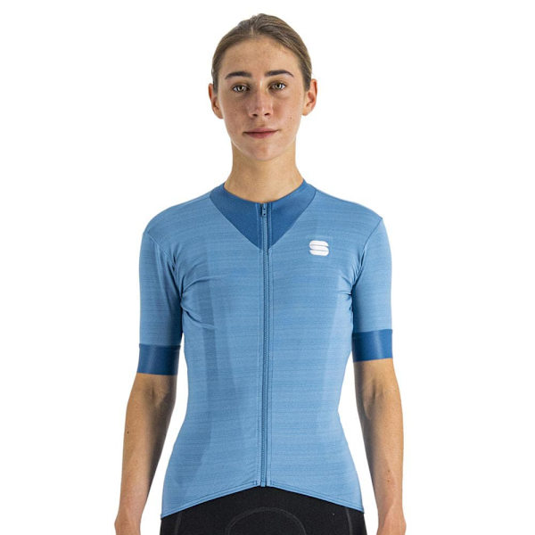 Sportful Kortærmet Jersey Kelly Blå L Kvinde