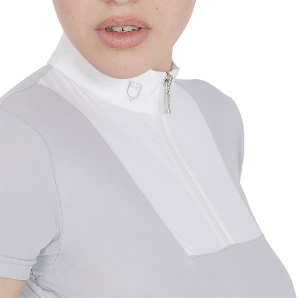 Equestro Mariam Kortärmad Polotröja Grå XS